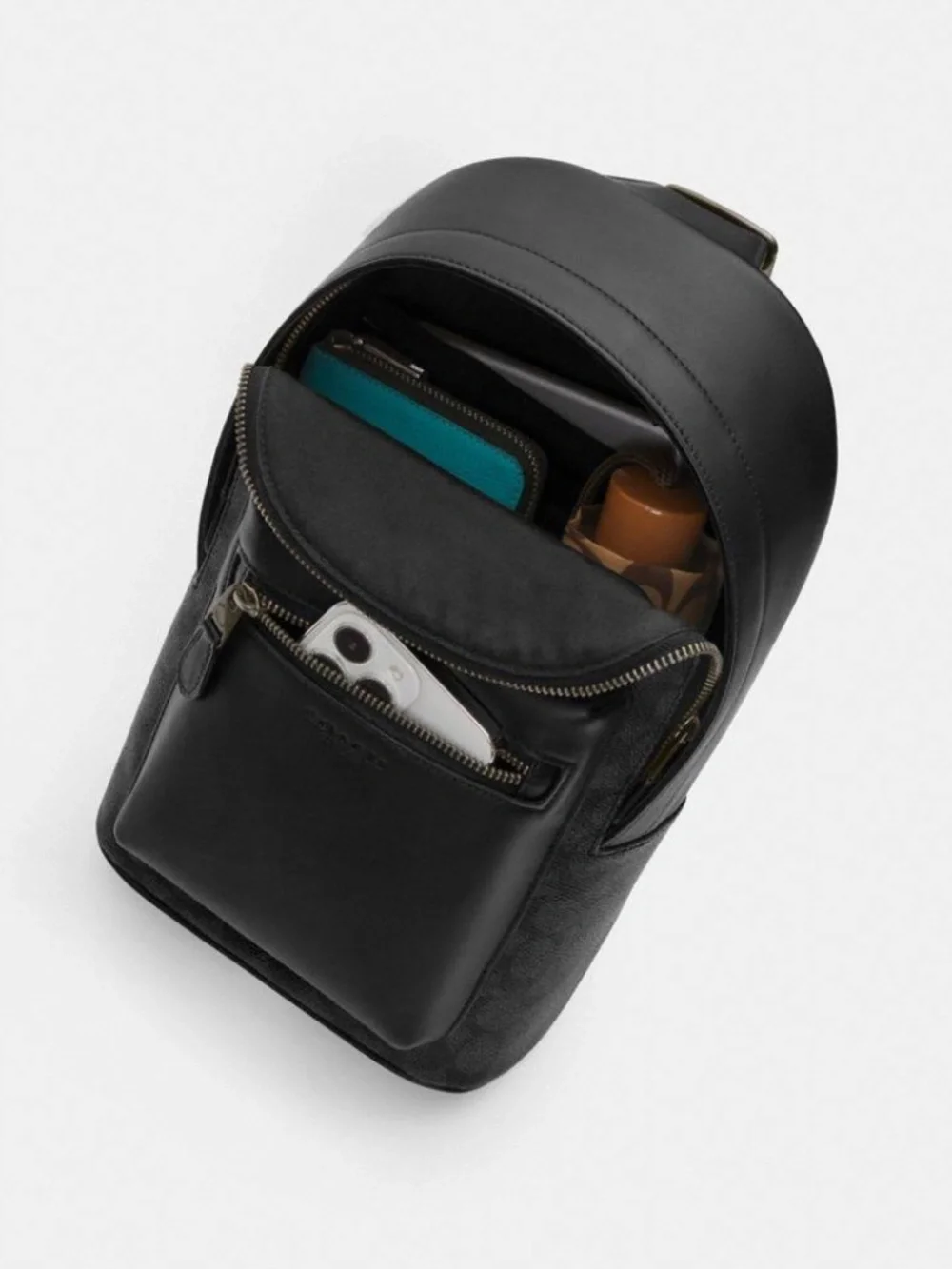 Coach Men's West Pack in Signature Canvas
